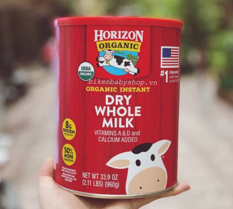 Sữa tươi nguyên kem dạng bột Horizon Organic Dry Whole Milk